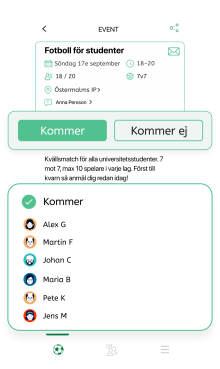Events - Get signups